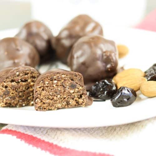 chocolate covered cherry truffles