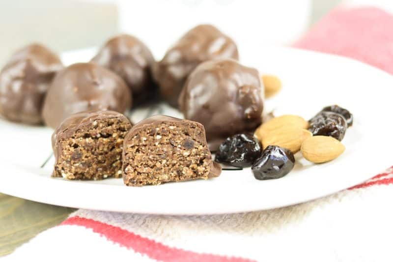 chocolate covered cherry truffles