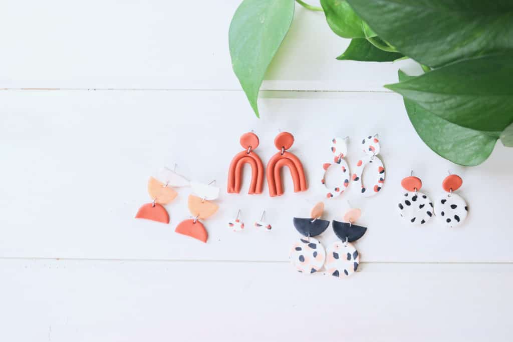 diy polymer clay earrings