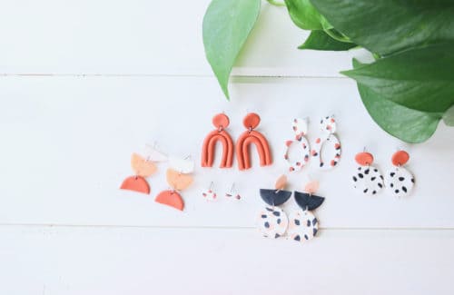 diy polymer clay earrings