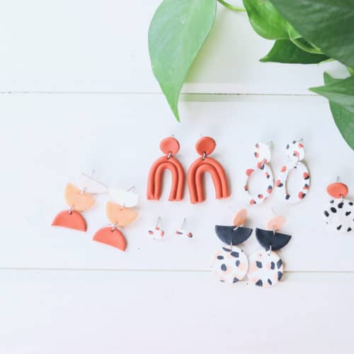 diy polymer clay earrings