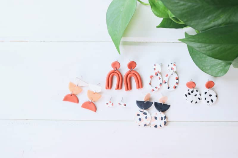 diy polymer clay earrings