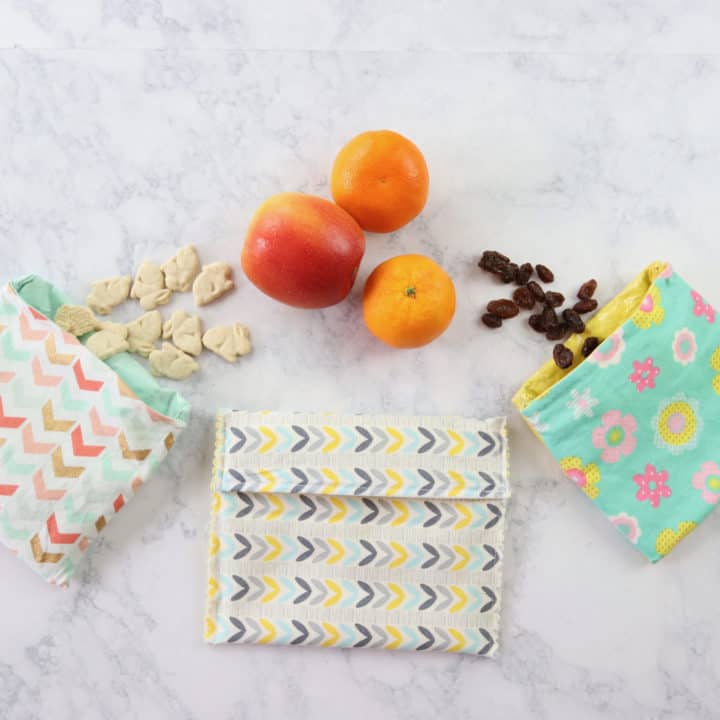 reusable diy snack bags