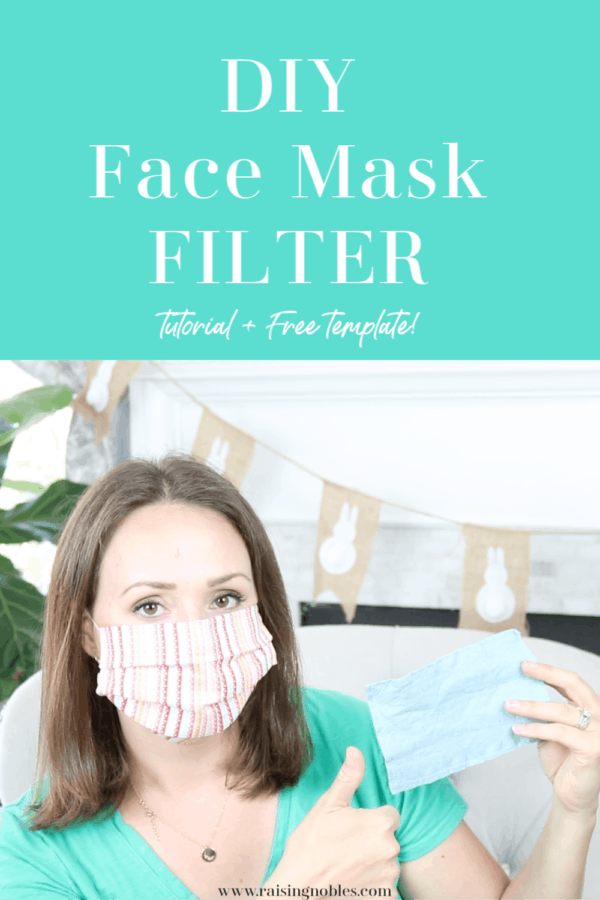 How To Make Your Own Face Mask Filter DIY Mask Filter Raising Nobles