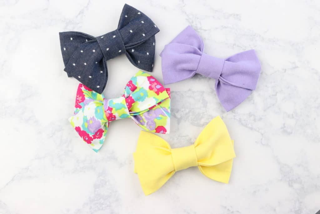 how to make a hair bow tutorial pattern