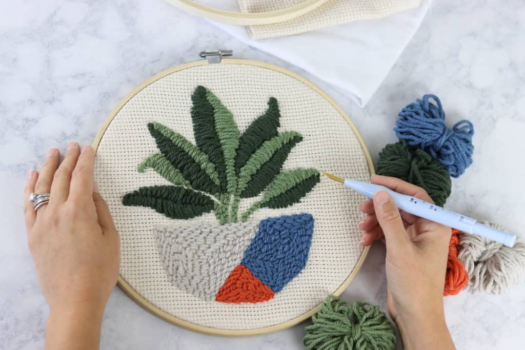 How to Make Your Own Colorful Punch Needle Designs at Home