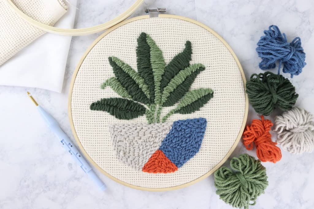 punch needle embroidery