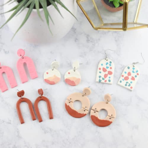 diy polymer clay earrings