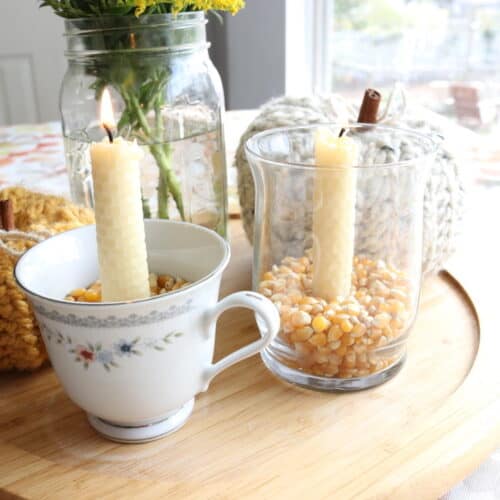 how to make beeswax candles