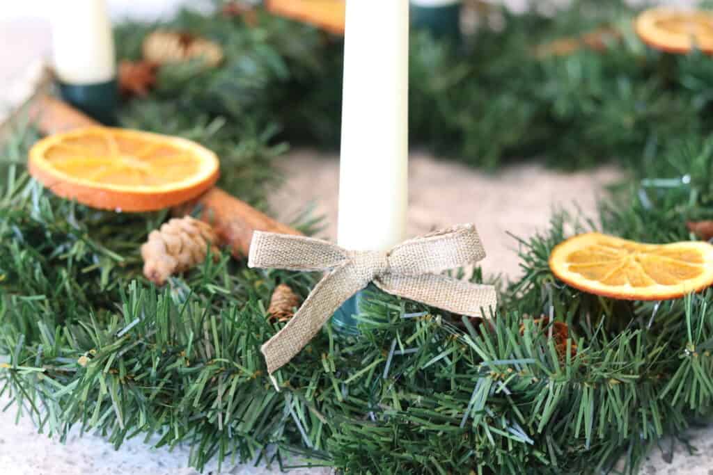 diy advent wreath