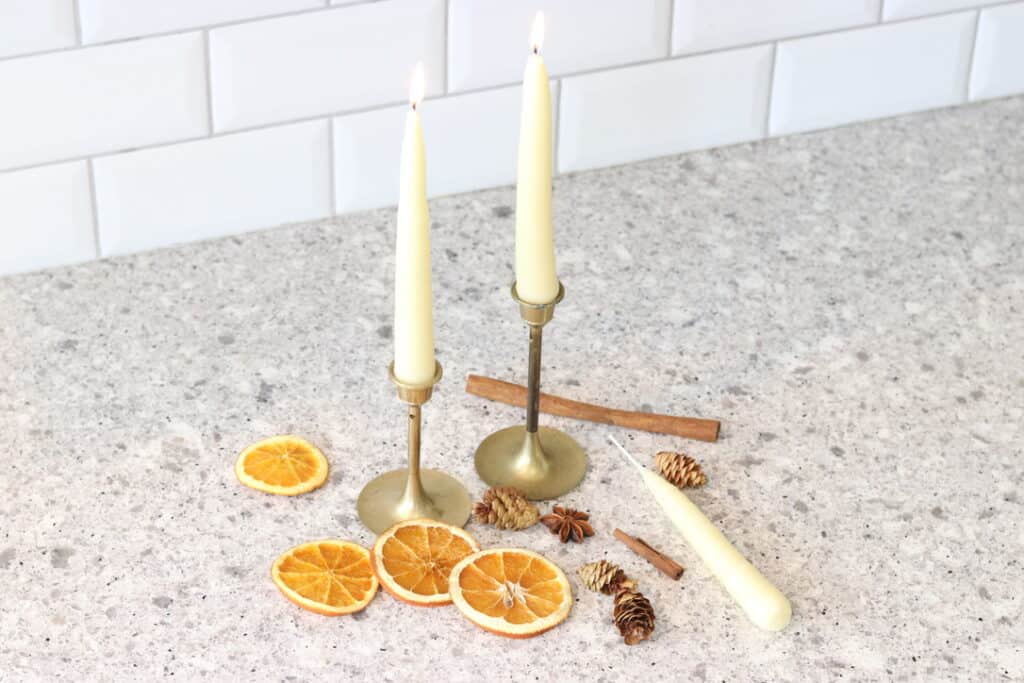 homemade dipped candles