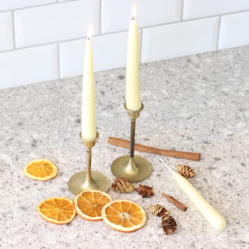 How To Make Dipped  Beeswax Candles