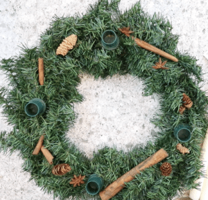 how to make an advent wreath