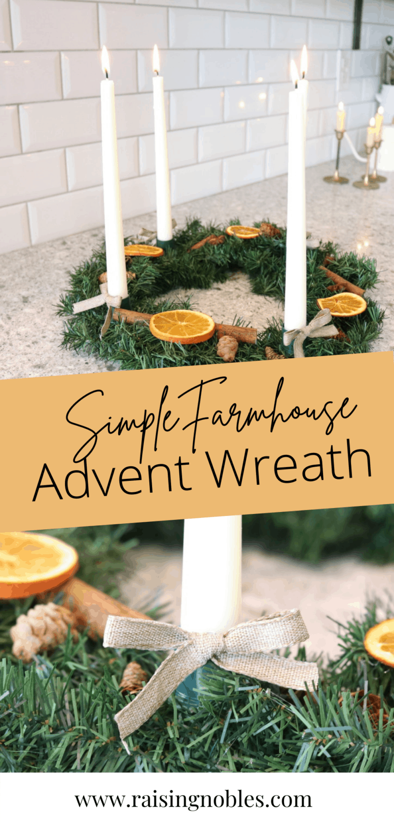 How To Make An Advent Wreath Raising Nobles