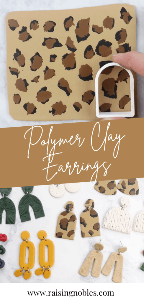 how to make polymer clay earrings