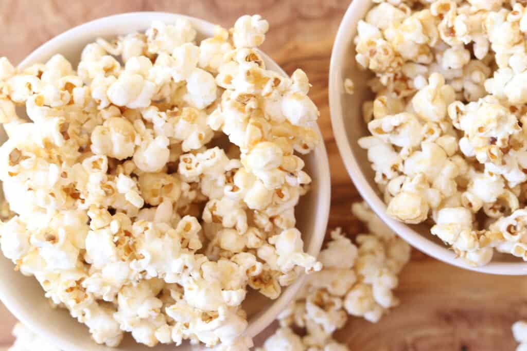 caramel corn recipe without corn syrup