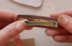 how to make polymer clay hair clips