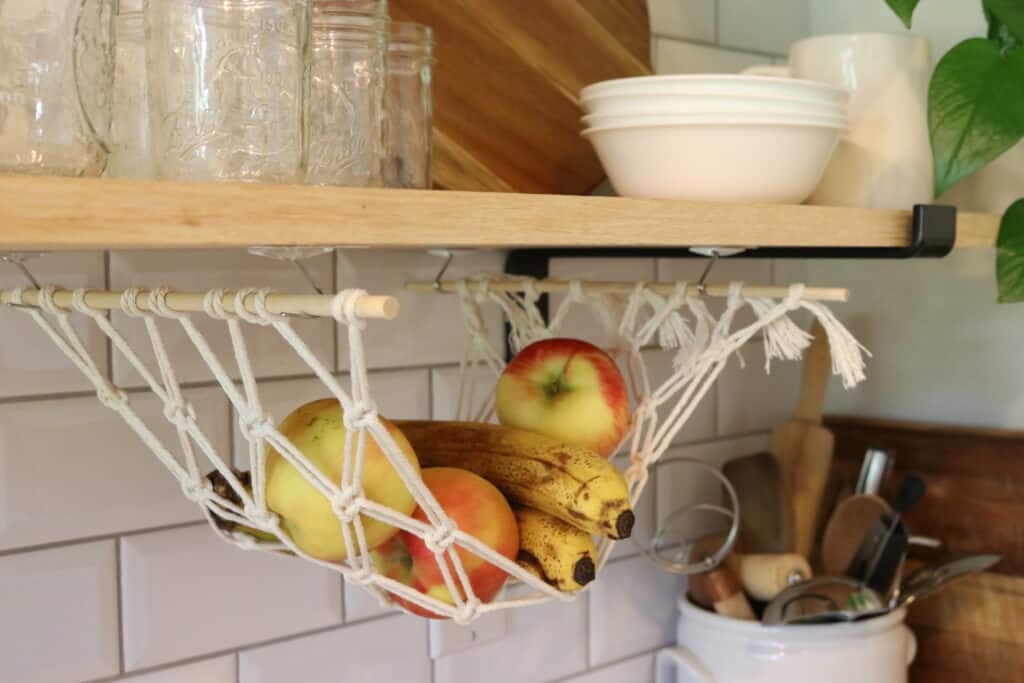 macrame fruit hammock 