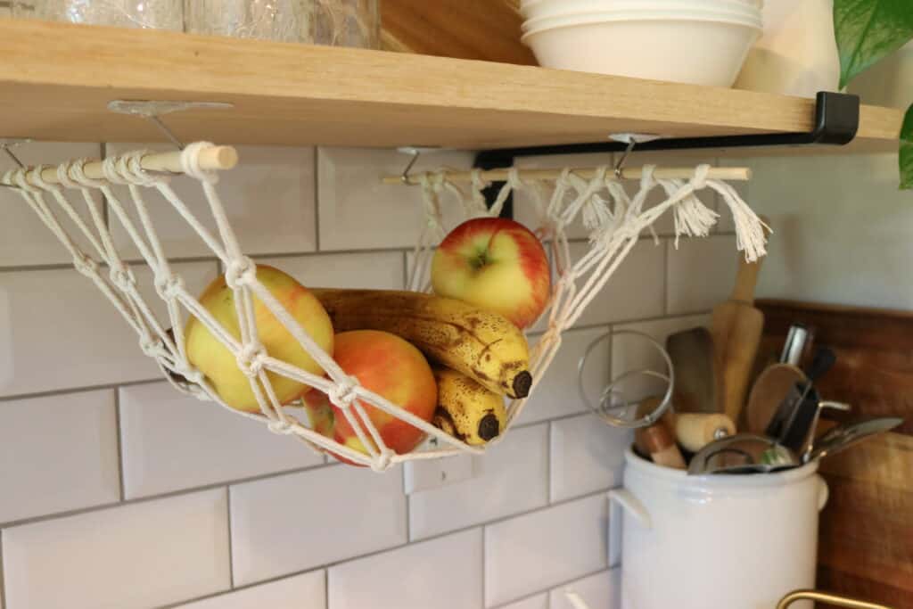 macrame fruit hammock