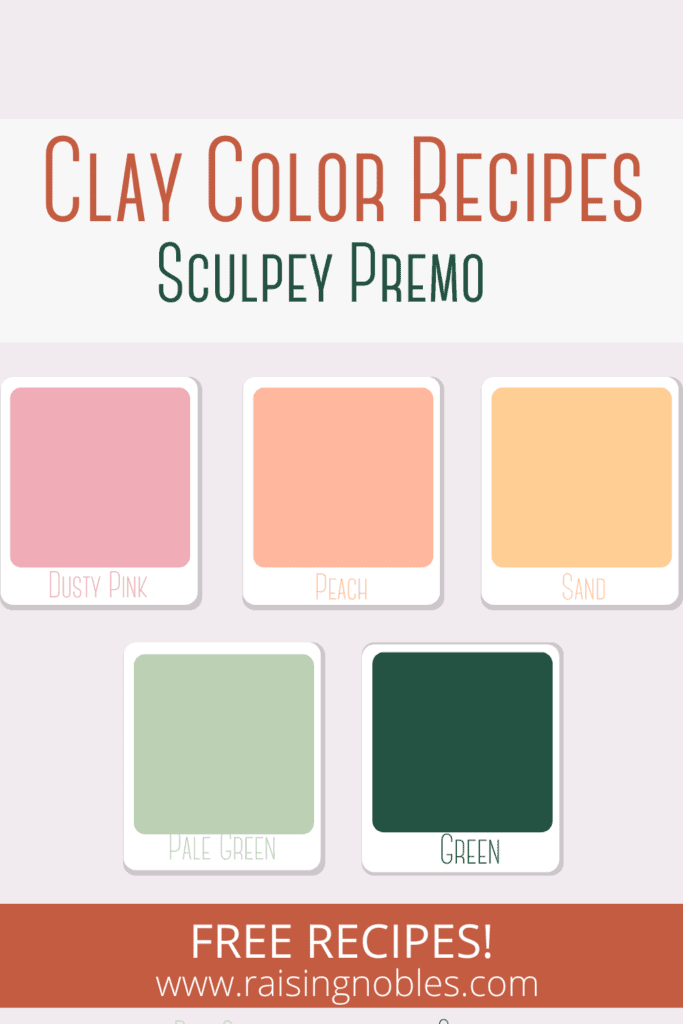 polymer clay color recipes